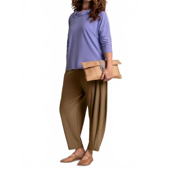 NEW SYMPLI slouch 3/4 sleeve sweatshirt in jacaranda - Picture 4 of 4